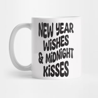 New Year Wishes Midnight Kisses Mug